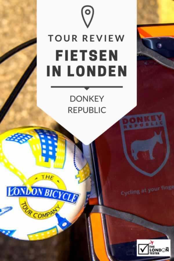 Fietsen in Londen met Donkey Republic 24/7 Fietshuur || The London Tester