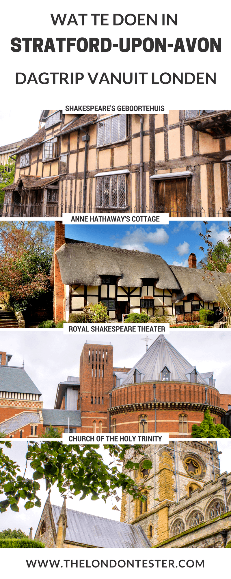 Wat te doen in Stratford-Upon-Avon? Ontdek de geboorteplaats van Shakespeare op een dagtrip vanuit Londen || The London Tester