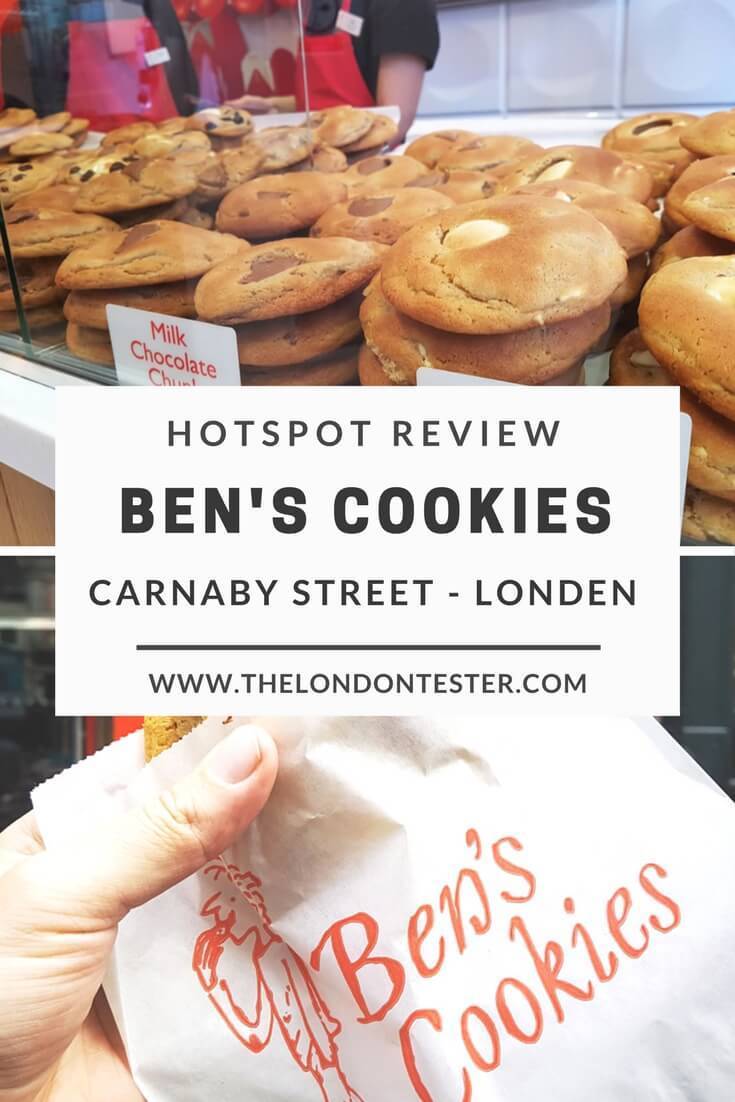 Ben's Cookies Londen: Chunky Koekjes Waar Je Geen NEE Tegen Zegt! || The London Tester