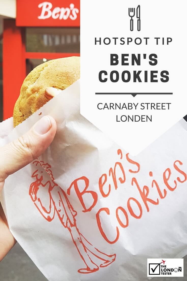 Ben's Cookies Londen: Chunky Koekjes Waar Je Geen NEE Tegen Zegt! || The London Tester