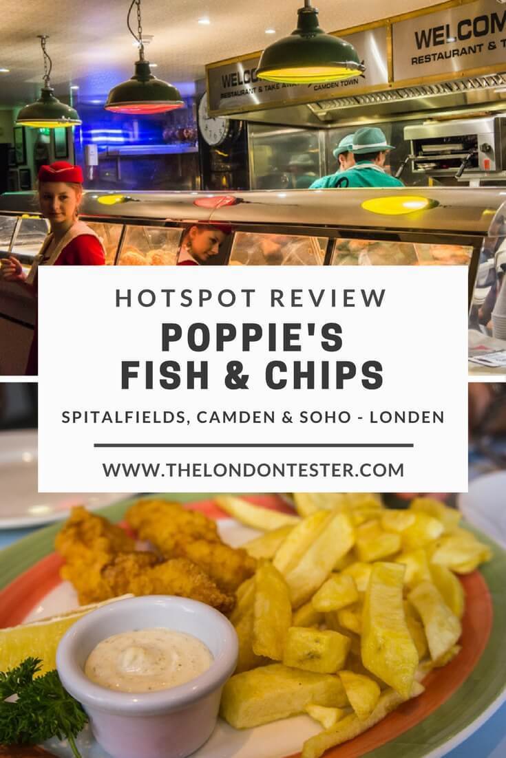 Poppie's Londen: Dé Originele Fish & Chips Zaak! || The London Tester