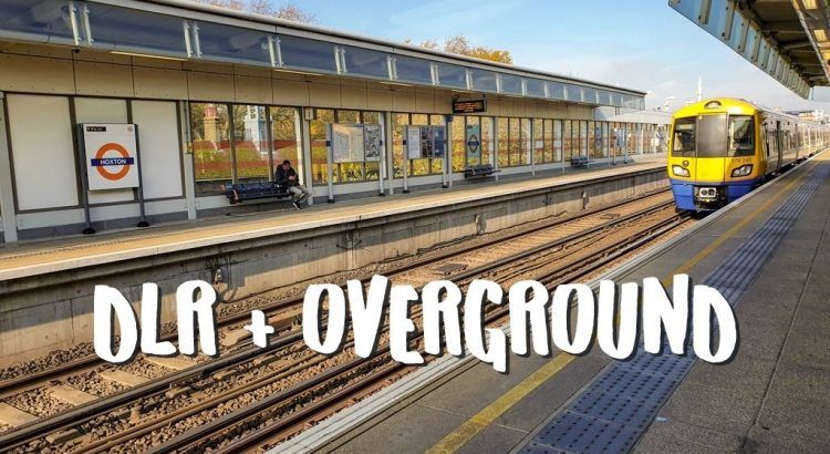 Docklands Light Railway (DLR) en Overground in Londen - Bovengronds Openbaar Vervoer! || The London Tester