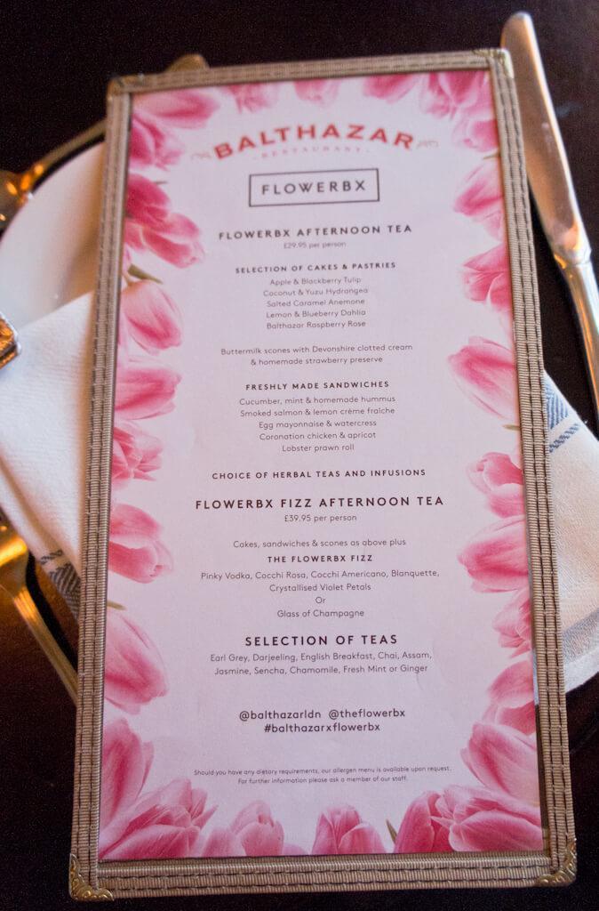 Goedkope High Tea in Londen: FlowerBX Afternoon Tea bij Balthazar, Covent Garden || The London Tester