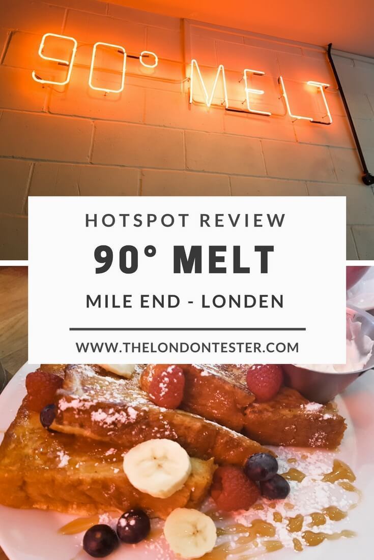 90 Degree Melt Londen: Vegan & Vegetarische Amerikaanse Diner in Mile End || The London Tester