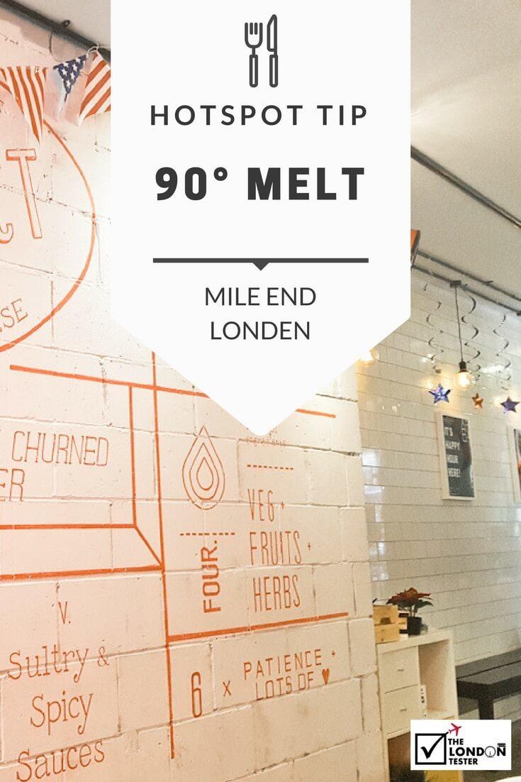 90 Degree Melt Londen: Vegan & Vegetarische Amerikaanse Diner in Mile End || The London Tester