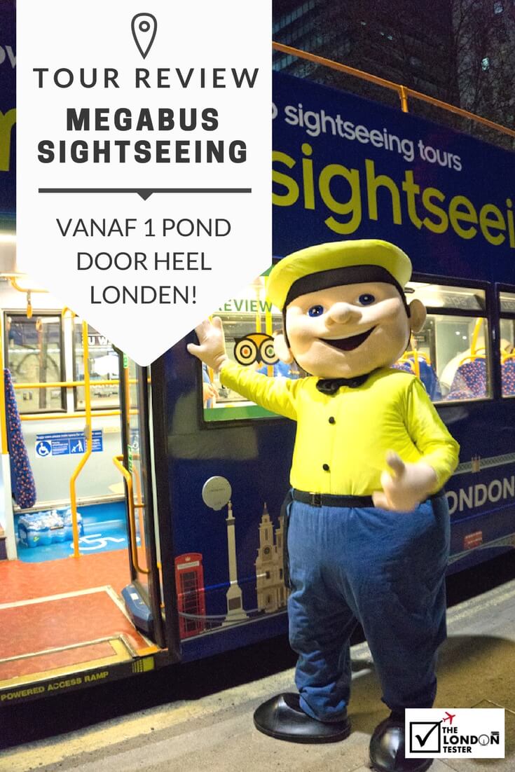 1 Pond Bustour Londen? Jazeker! Megabus Lanceert Nieuwe Sightseeing Route || The London Tester