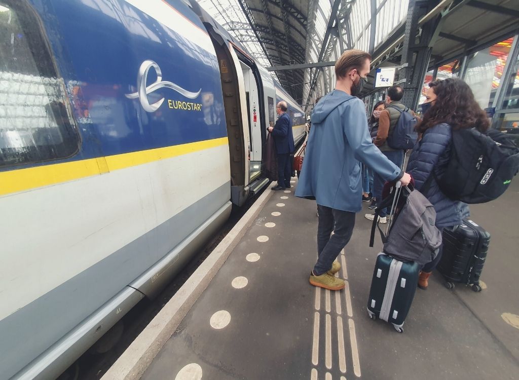 Eurostar Boarding Amsterdam Centraal