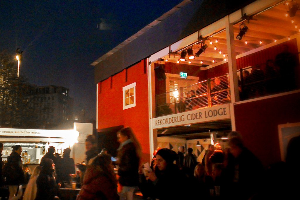 Rekorderlig Cider Lodge op de South Bank in Londen