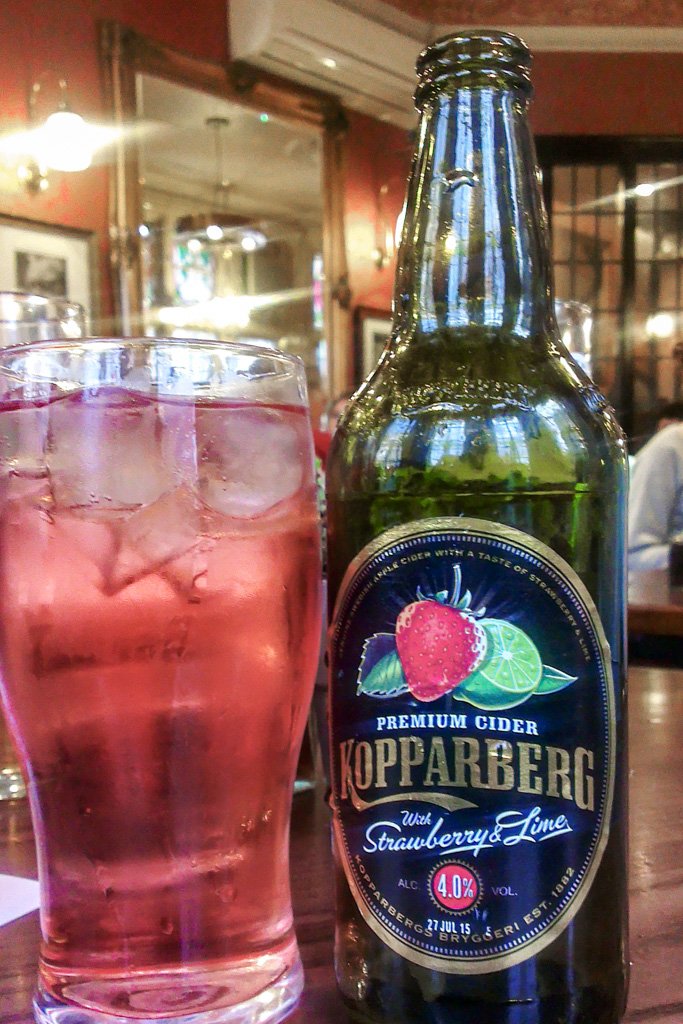 Kopparberg Aardbei + Limoen