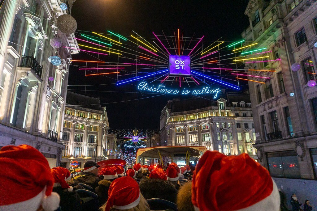 Weekend Londen Kerstreis: Mis de Christmas Lights Tour Niet! || The London Tester || #London #Londen #Christmas #Kerstmis #BusTour #Travel