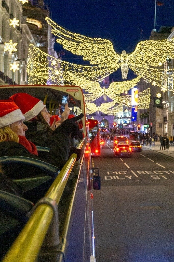 Weekend Londen Kerstreis: Mis de Christmas Lights Tour Niet! || The London Tester || #London #Londen #Christmas #Kerstmis #BusTour #Travel