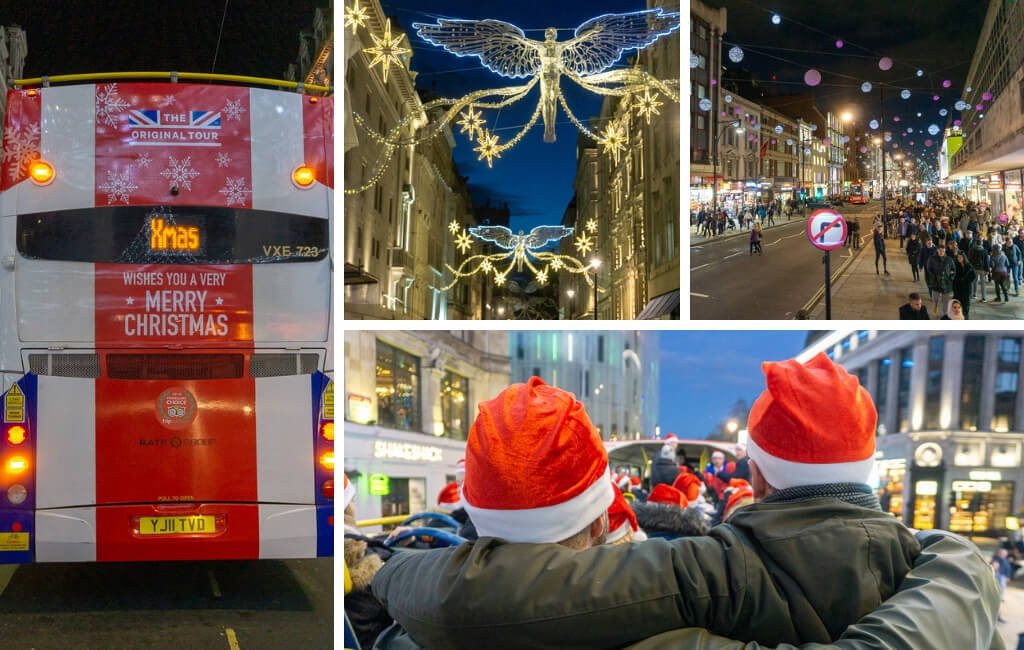Weekend Londen Kerstreis: Mis de Christmas Lights Tour Niet! || The London Tester || #London #Londen #Christmas #Kerstmis #BusTour #Travel
