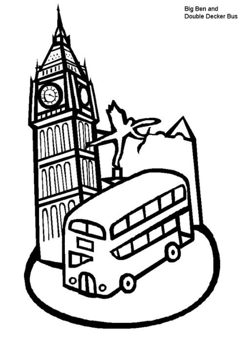 Gratis Londen Kleurplaten om te Printen || The Travel Tester