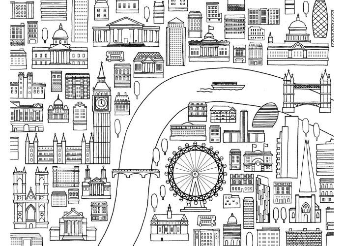 Gratis Londen Kleurplaten om te Printen || The Travel Tester
