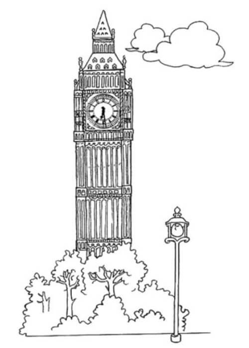 35+ Gratis Kleurplaten Printen - Londen Iconen || The London Tester