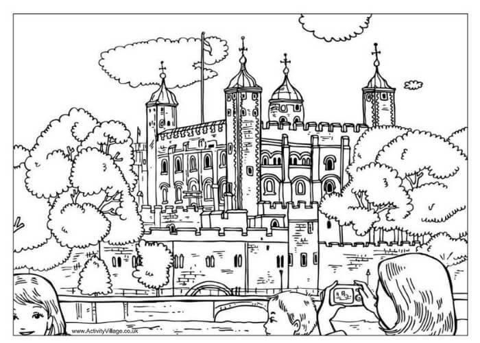 35+ Gratis Kleurplaten Printen - Londen Iconen || The London Tester