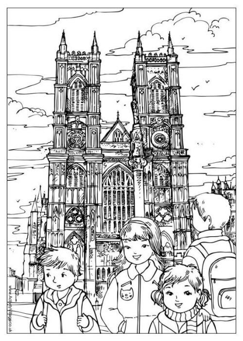 35+ Gratis Kleurplaten Printen - Londen Iconen  || The London Tester