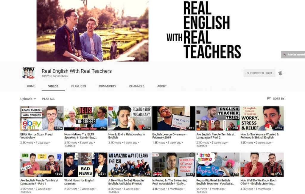 Dit Zijn De Leukste YouTube Kanalen Om Engels Te Leren || The London Tester