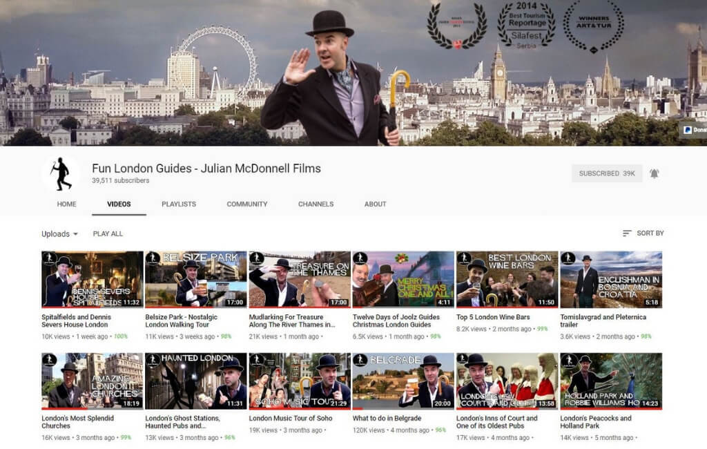 Leukste YouTube Kanalen Over Londen & Daarbuiten || The London Tester