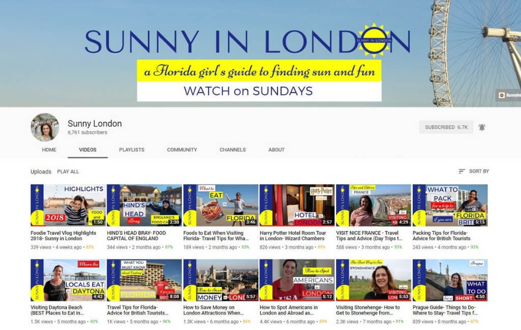 Leukste YouTube Kanalen Over Londen & Daarbuiten || The London Tester