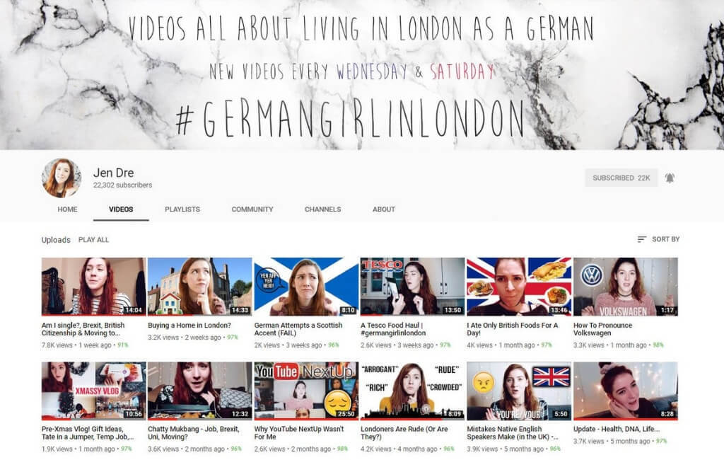 Leukste YouTube Kanalen Over Londen & Daarbuiten || The London Tester