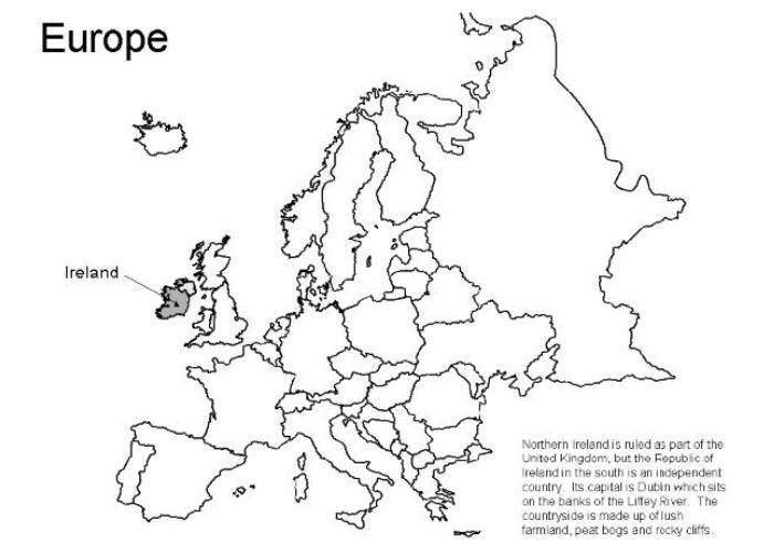 Gratis Ierland Kleurplaten om te Printen || The London Tester