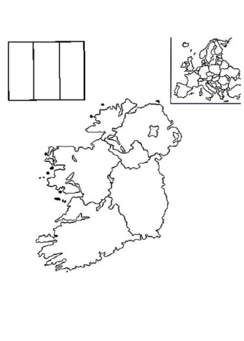 Gratis Ierland Kleurplaten om te Printen || The London Tester