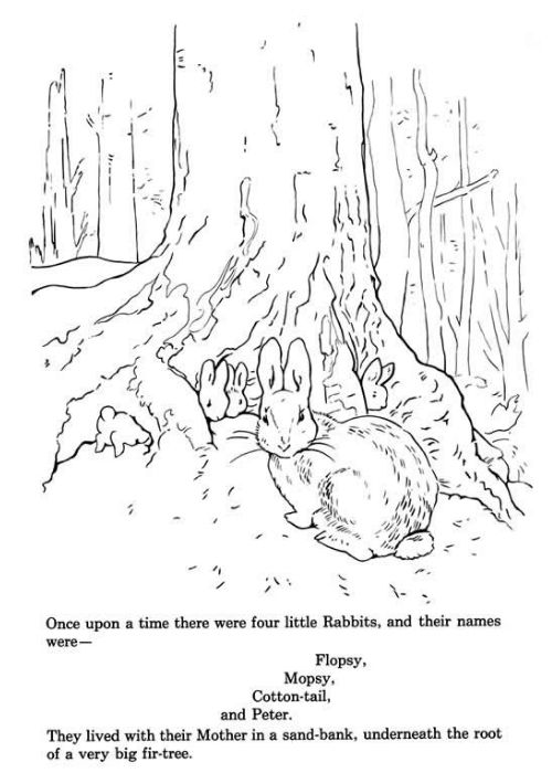 Gratis Peter Rabbit Kleurplaten om te Printen || The London Tester