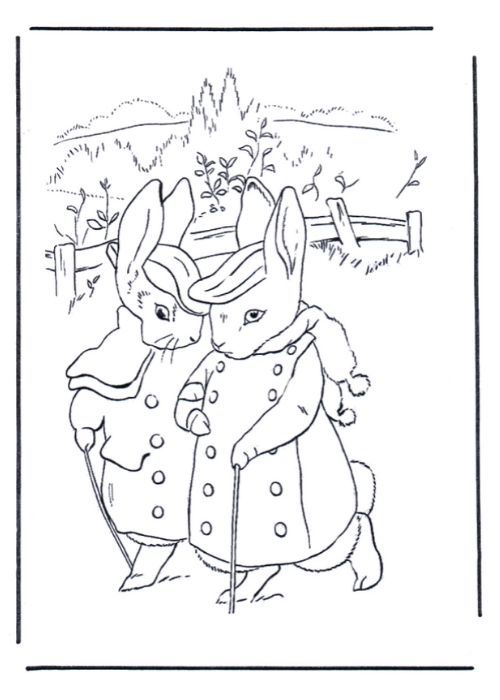 Gratis Peter Rabbit Kleurplaten om te Printen || The London Tester