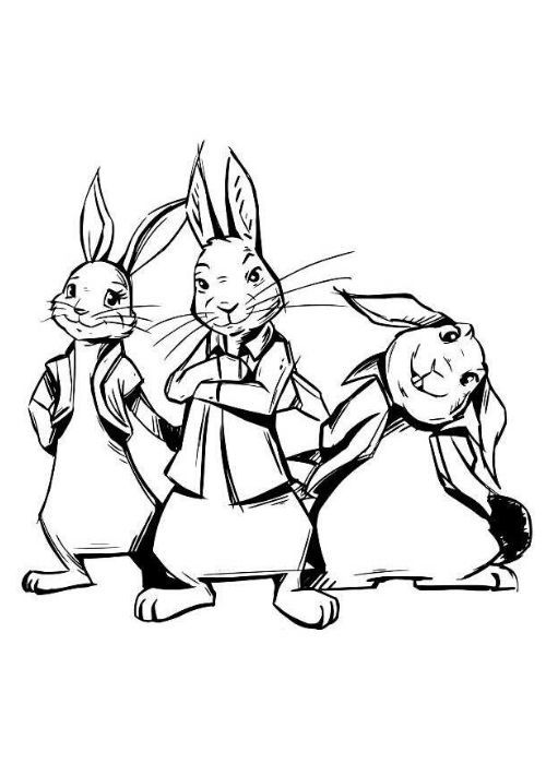 Gratis Peter Rabbit Kleurplaten om te Printen || The London Tester