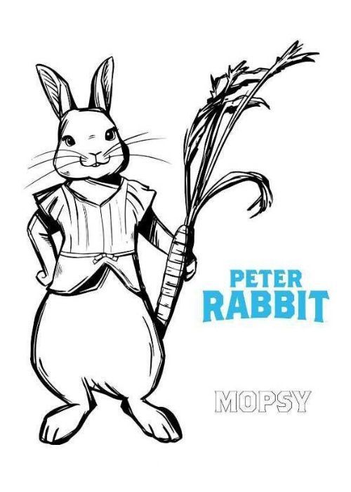 Gratis Peter Rabbit Kleurplaten om te Printen || The London Tester