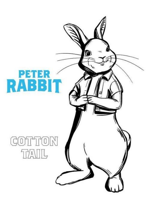 Gratis Peter Rabbit Kleurplaten om te Printen || The London Tester