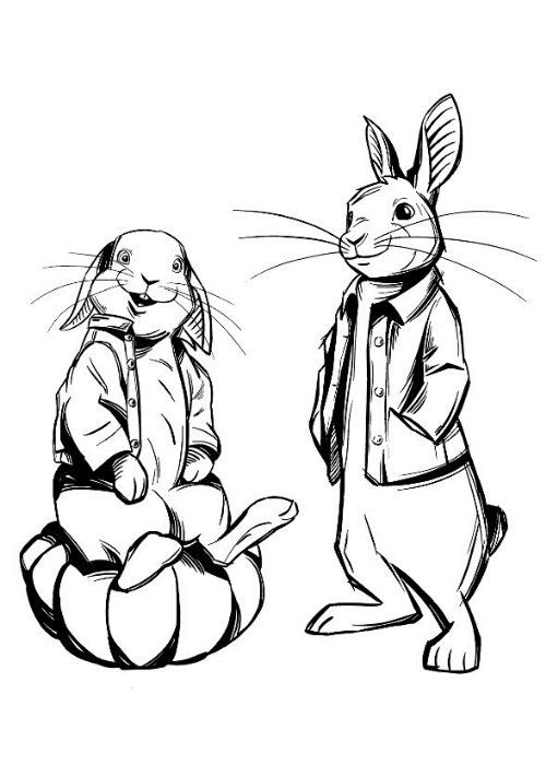 Gratis Peter Rabbit Kleurplaten om te Printen || The London Tester