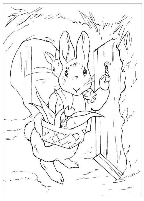 Gratis Peter Rabbit Kleurplaten om te Printen || The London Tester