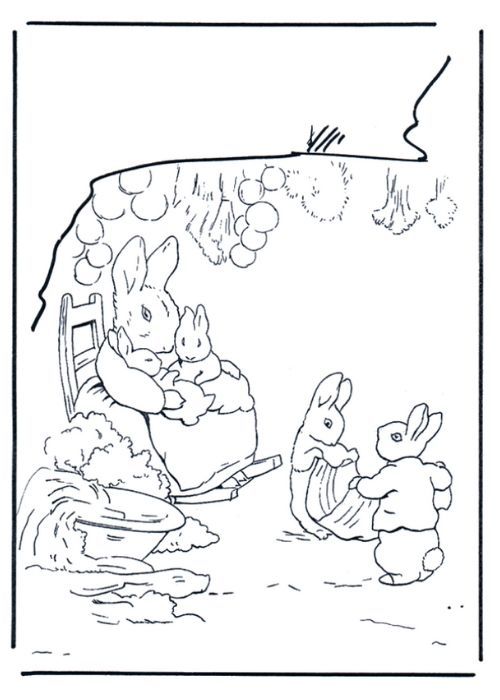 Gratis Peter Rabbit Kleurplaten om te Printen || The London Tester