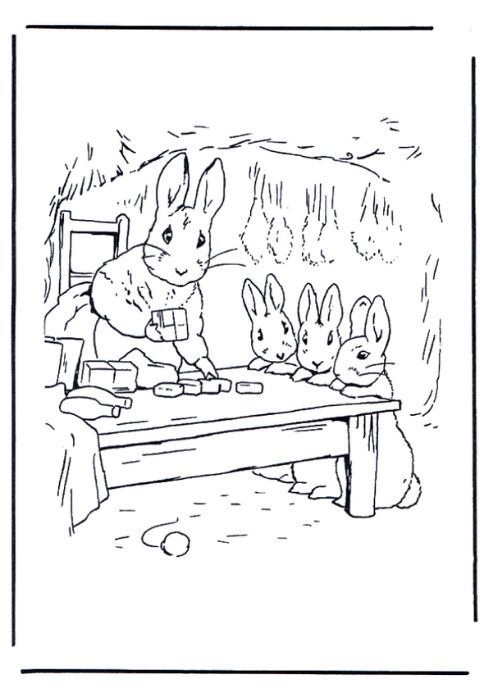 Gratis Peter Rabbit Kleurplaten om te Printen || The London Tester