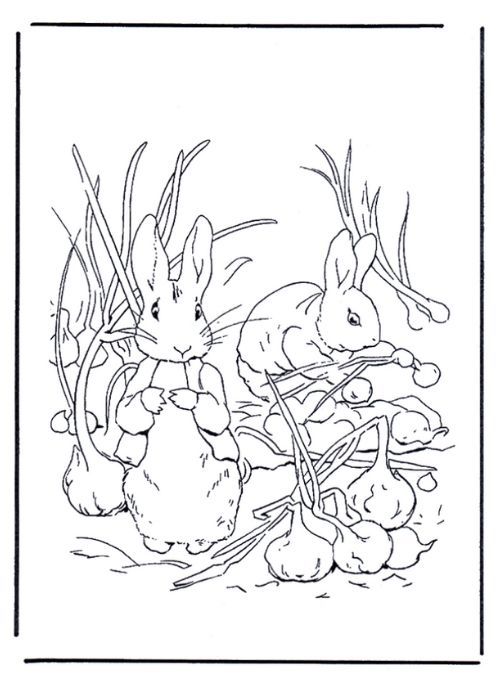 Gratis Peter Rabbit Kleurplaten om te Printen || The London Tester