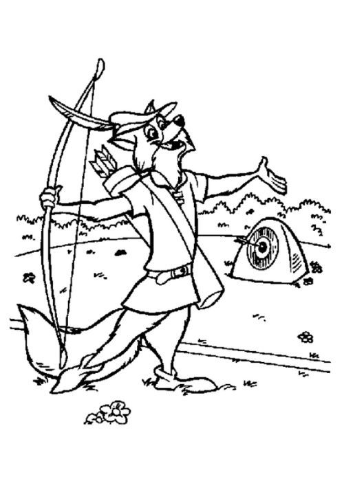 Gratis Robin Hood Kleurplaten om te Printen || The London Tester