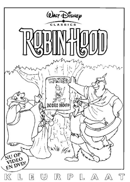 Gratis Robin Hood Kleurplaten om te Printen || The London Tester