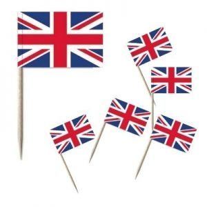 Union Jack Cocktailprikkers
