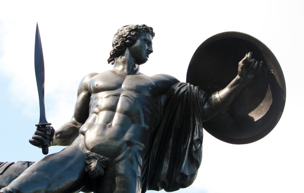 Standbeeld Van Achilles in Hyde Park, Londen