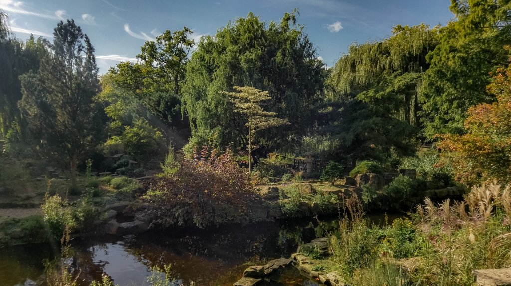 Japanese Garden Island in Regent's Park
