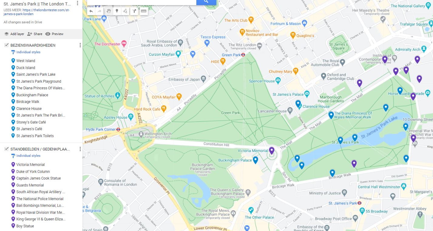St James’s Park Londen - Leuke Weetjes & Handige Tips || The London Tester