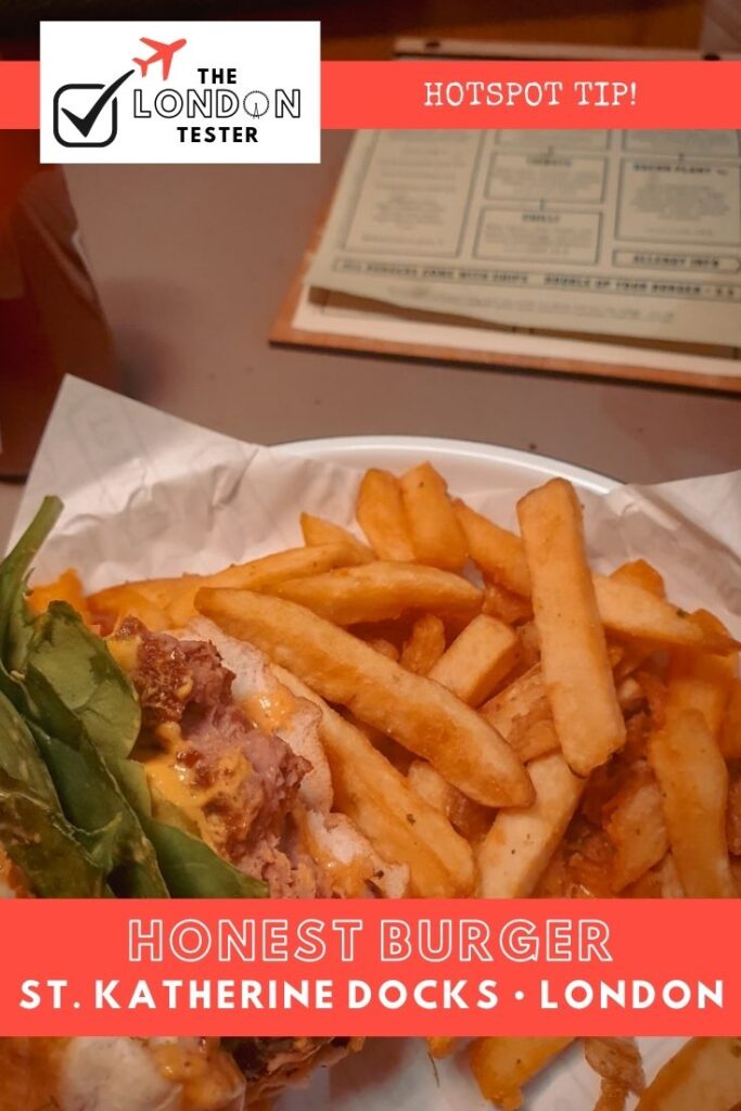 Snelle Hap in Londen: Honest Burger in de Wijk St Katherine Docks || The London Tester