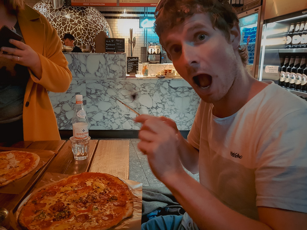 Snelle Lekkere Pizza in Londen: Pizza Union in de Wijk Whitechapel || The London Tester