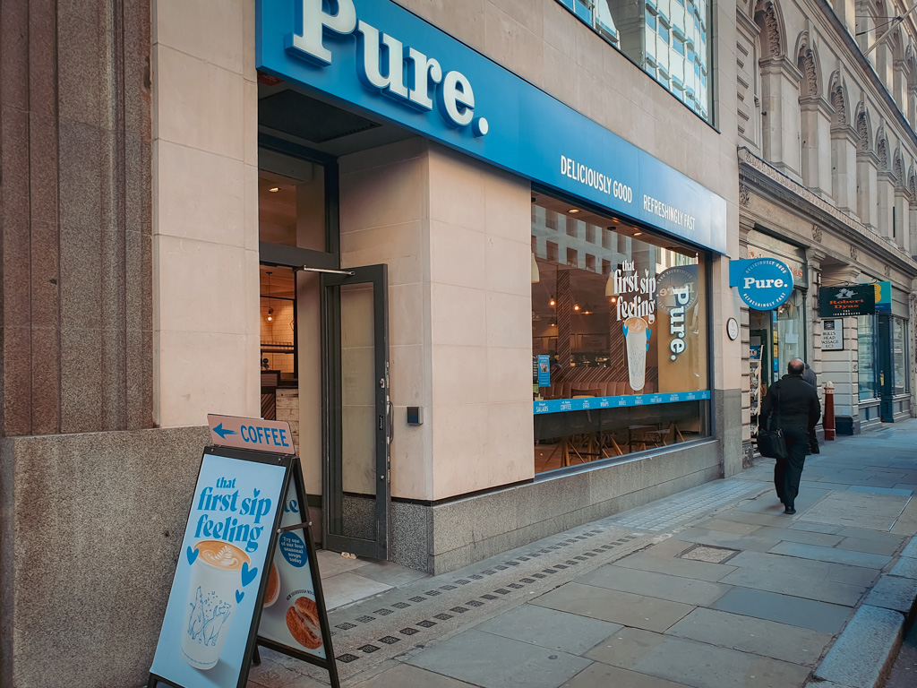Gezonde Snelle Lunch in Londen: Pure in de Wijk City of London || The London Tester