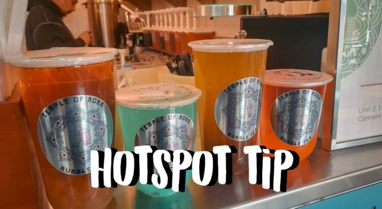 Bubble Tea in Londen: Temple of Boba in de Wijk Camden Town || The London Tester