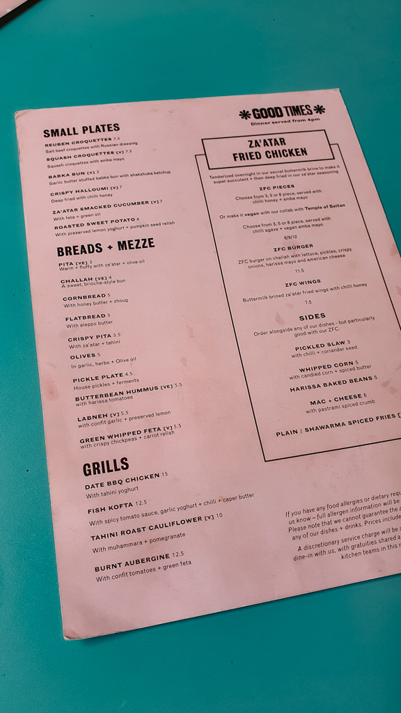 Midden-Oosters Eten in Londen: The Good Egg in de Wijk Soho (Carnaby) || The London Tester